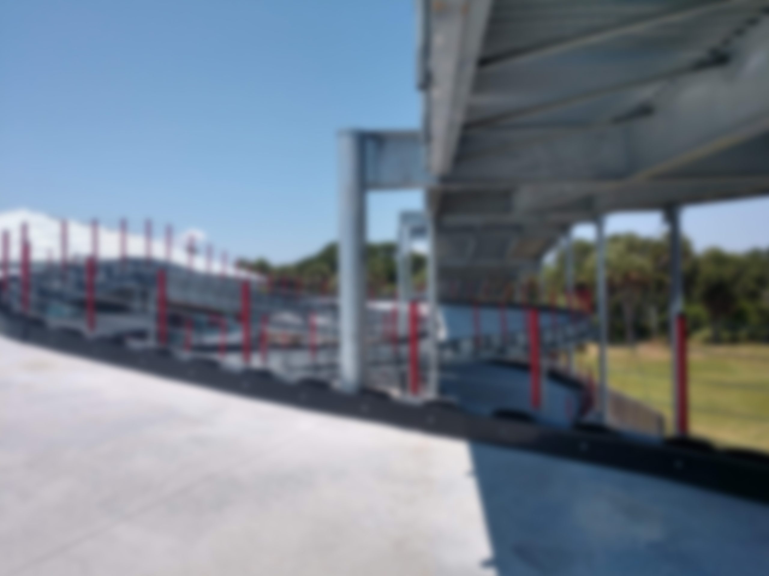 nearly complete construction for Cocoa Beach go kart track